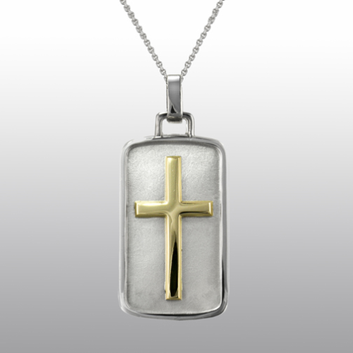 Petite Dog Tag Cross VP1016S4